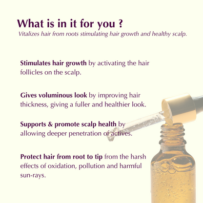 REVIVE. STRENGTHEN. GROW. NOURISH | Hair Growth Serum